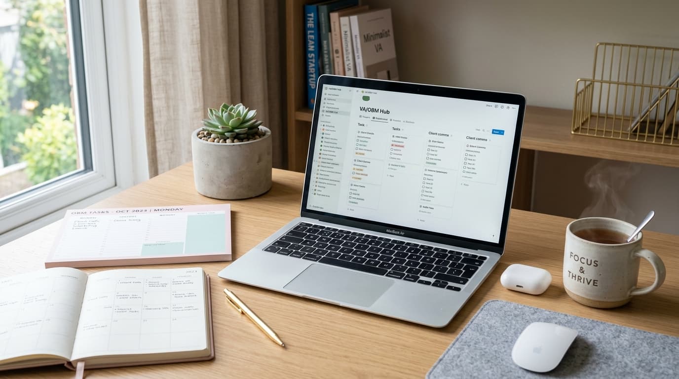 Rechnungsvorlage für Virtuelle Assistenten & Executive Support